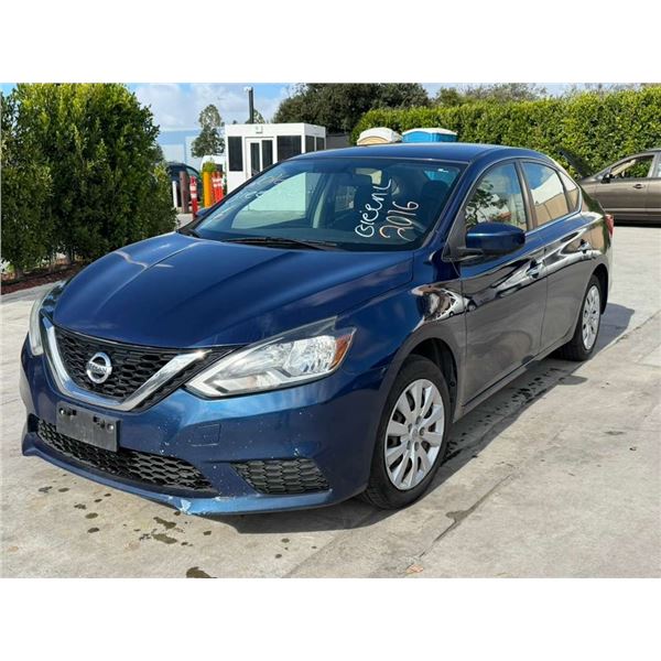 NISS SENTRA 2016 O/S TITLE 2 DAYS