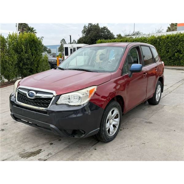 SUBA FORESTER  2014 APP/DUP-T-EXPORT ONLY-TMU
