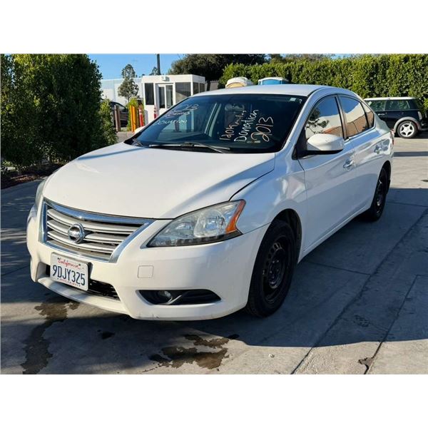 NISS SENTRA 2013 SALV T/DONATION
