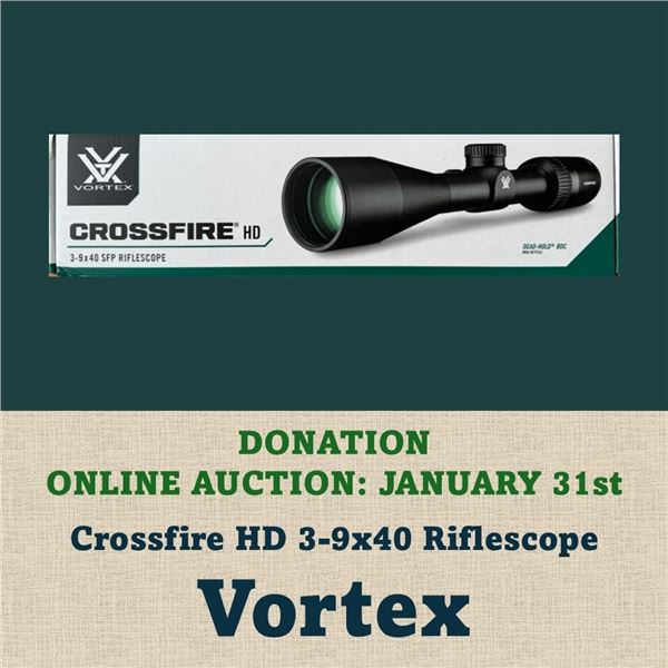 Vortex Crossfire HD 3-9x40 Riflescope