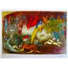 Image 1 : Marc Chagall CHLOE IS CARRIED OFF Facsimile Signed Limited Edition Giclee