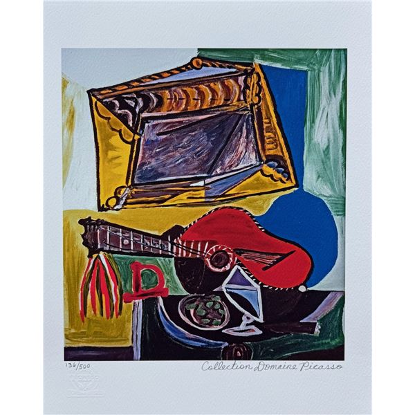 Pablo Picasso STILL LIFE WITH GUITAR Estate Signed Limited Edition Giclee