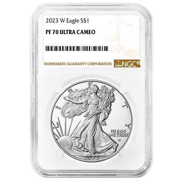 2023W $1 Proof American Silver Eagle NGC PF70 Ultra Cameo