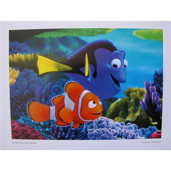 DISNEY FINDING NEMO Lithograph Art