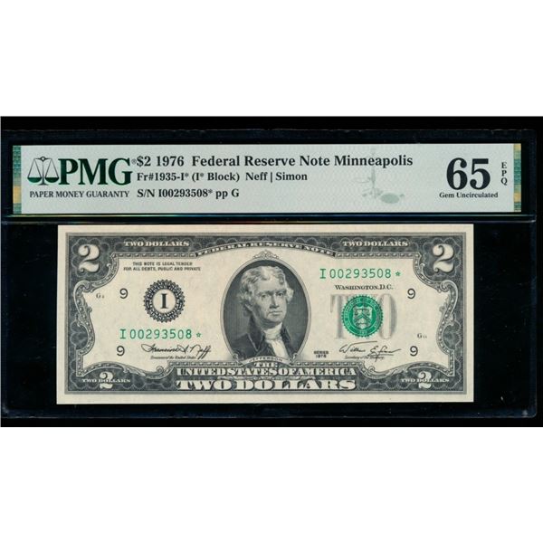 1976 $2 STAR Minneapolis FRN PMG 65EPQ