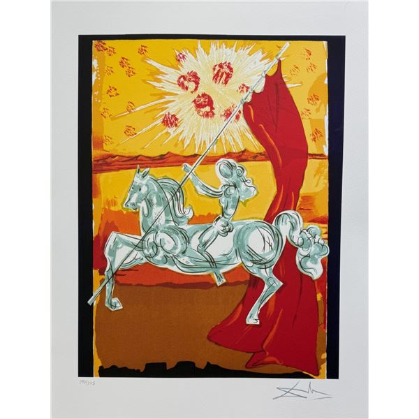 Salvador Dali IVANHOE Facsimile Signed Limited Edition Giclee