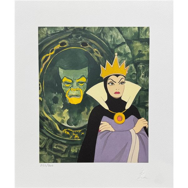 Disney Snow White Evil Queen MIRROR ON THE WALL Limited Edition Giclee