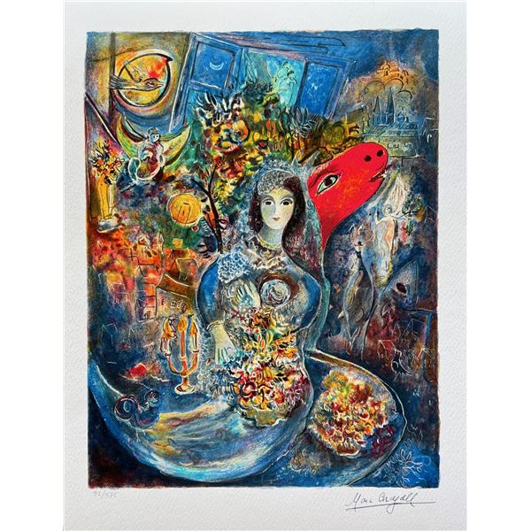 Marc Chagall BELLA Limited Edition Facsimile Signed Giclee