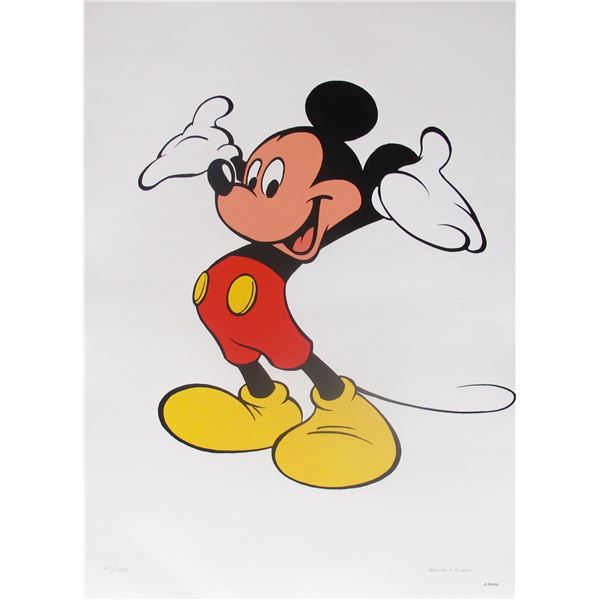 WALT DISNEY MICKEY MOUSE Limited Edition Serigraph Art