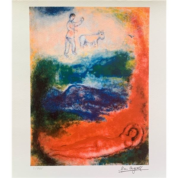 Marc Chagall LE REVE Limited Edition Facsimile Signed Giclee
