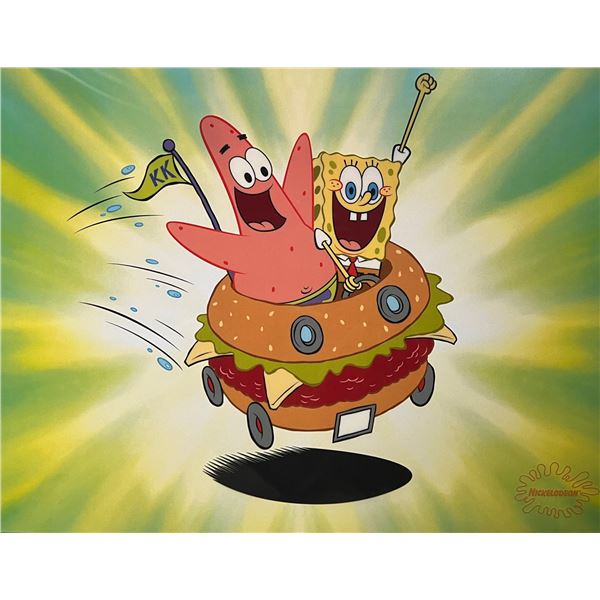 Nickelodeon SPONGEBOB SQUAREPANTS Sericel Krabby Patty Car