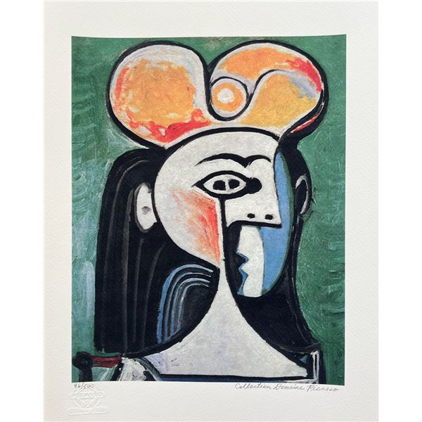 Pablo Picasso GIRL WITH BLACK HAIR Estate Signed Limited Edition Giclee