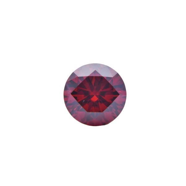 Huge 5 Ct Sparkling VVs1 Hot Cherry Red Simulated Diamond Solitaire