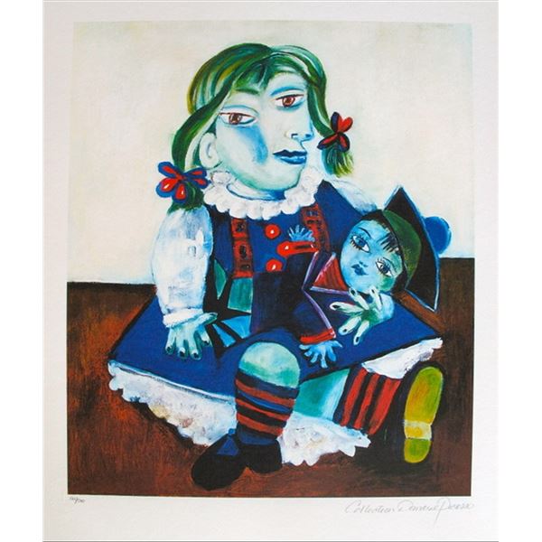 Pablo Picasso MAYA WITH DOLL Estate Signed Limited Edition Giclee
