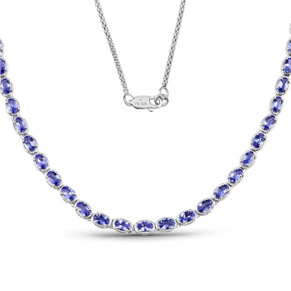 Sterling Silver 10ct Tanzanite Necklace