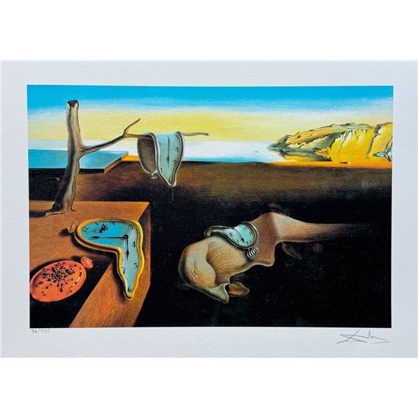 Salvador Dali PERSISTENCE OF MEMORY Facsimile Signed Limited Edition Giclee