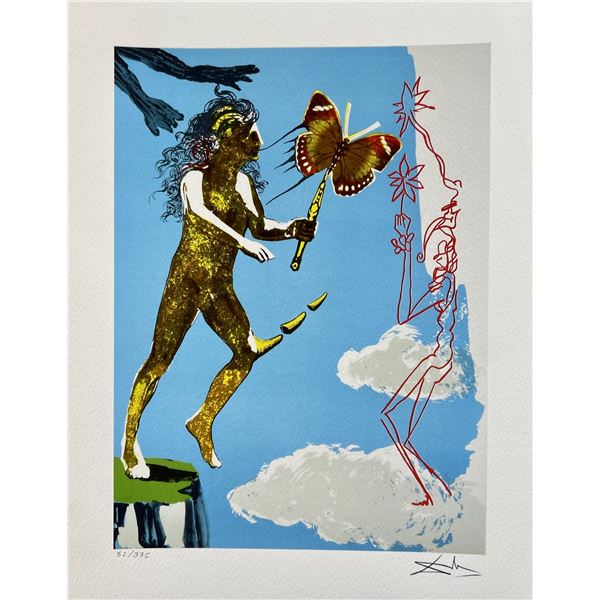 Salvador Dali RELEASE OF THE PSYCHIC SPIRIT Facsimile Signed & Numbered Giclee