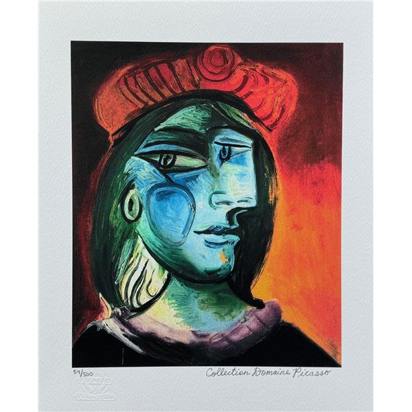 Pablo Picasso WOMAN WITH BERET Estate Signed Limited Edition Giclee