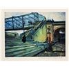 Image 1 : Vincent Van Gogh TRINQUETAILLE BRIDGE Estate Signed Limited Edition Giclee