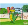 Image 1 : Hanna Barbera WALLY GATOR Sericel Animation Art Serigraph Cel