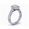 Image 1 : Sparkling 2.75ct  Ice Blue Fire Moissanite Ring