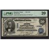 Image 1 : 1902 $50 Houston TX National PMG 20