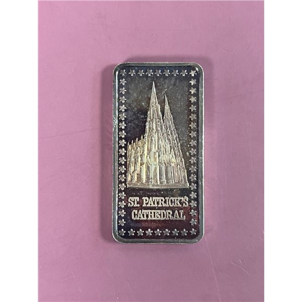 Wonders of America - St. Patrick's Cathedral 1 Troy Ounce Silver Bar