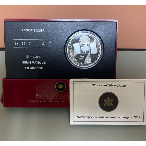 2005 Proof Silver Dollar - 99.99% Pure Silver, 0.8oz