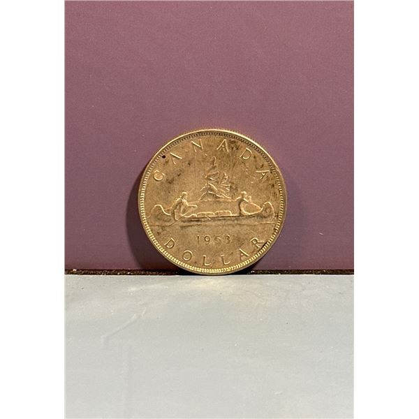 1953 SF SWL VF Canada Silver Dollar