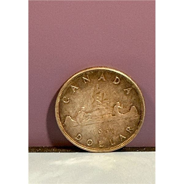 1951 Arn Prior Canada Silver Dollar EF