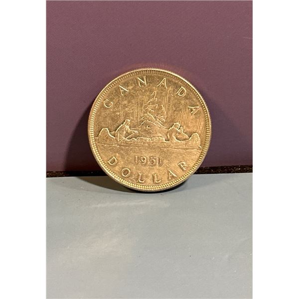 1951 SWL Canada Silver Dollar AU