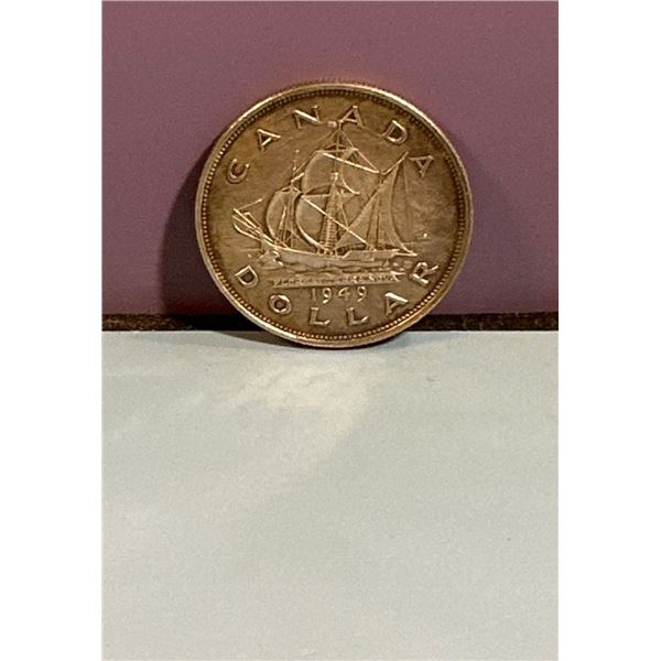 1949 EF Canada Silver Dollar