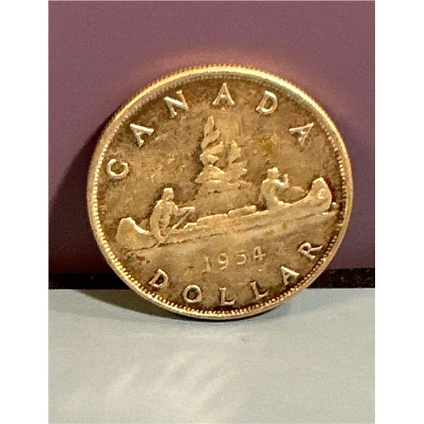1954 Canada FWL Silver Dollar