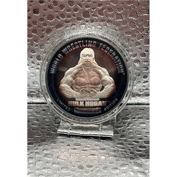WWF 1991 Hulk Hogan 1 Troy Ounce, 99.9% Silver Coin. #1444 Limited Collectorâ€™s E