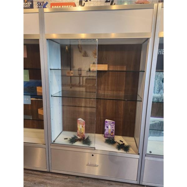 *OFFSITE* CUSTOM RETAIL SILVER AND GLASS WALL