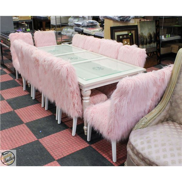 ESTATE MICHAEL AMINI GLIMMERING HEIGHTS GLASS TOP