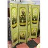 Image 1 : ESTATE 4 PANEL HANDPAINTED FOLDING ROOM DIVIDER
