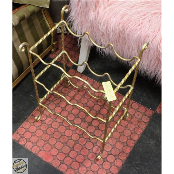 ITALIAN WINE BOTTLE HOLDER (9 BOTTLE CAPACITY) H-20"