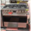 Image 1 : SMEG ITALY MADE 36" 6 BURNER DUAL FUEL RANGE