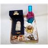Image 1 : JEWELLERY BOX & ASSORTED PERFUME BOTTLES