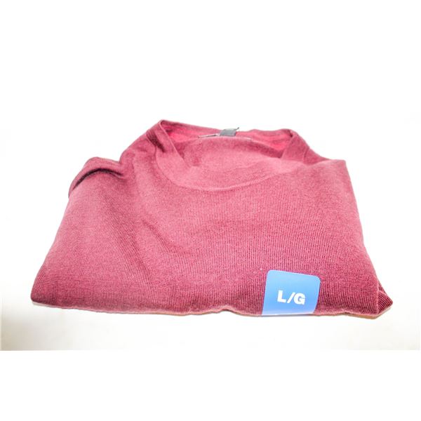 NEW BANANA REPUBLIC LARGE DARK RED SHIRT