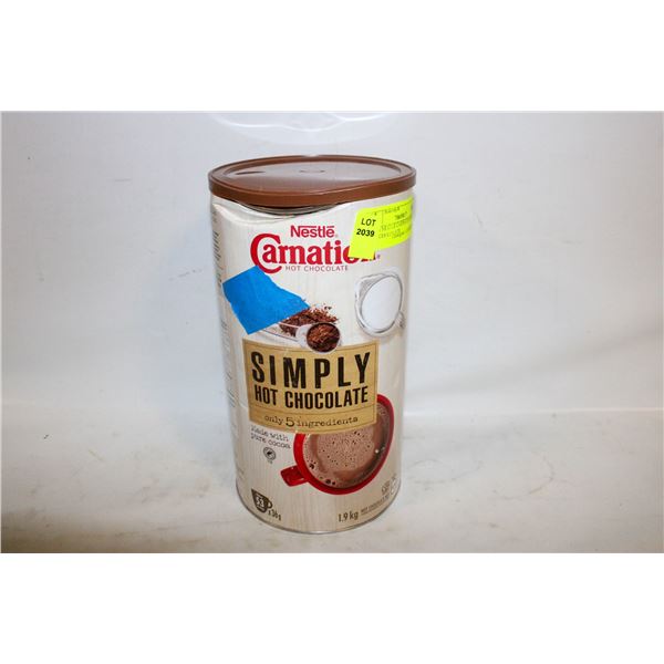 1.9KG NESTLE CARNATION SIMPLY HOT CHOCOLATE
