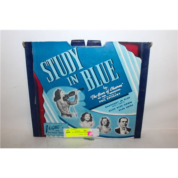 VOGUE PICTURE RECORD STURDY IN BLUE