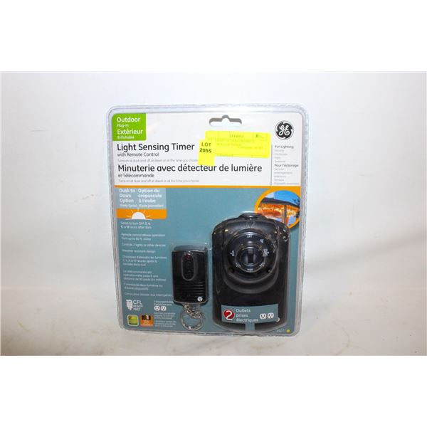 G.E. LIGHT SENSING REMOTE CONTROLLED TIMER