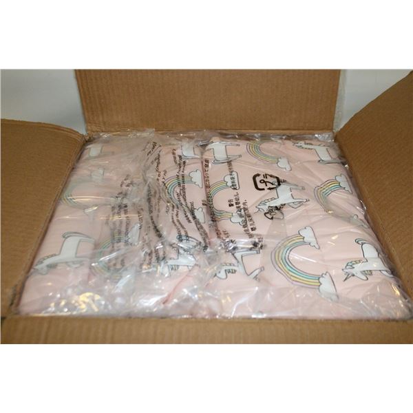 5LB WEIGHTED BLANKET PINK RAINBOWS/UNICORNS