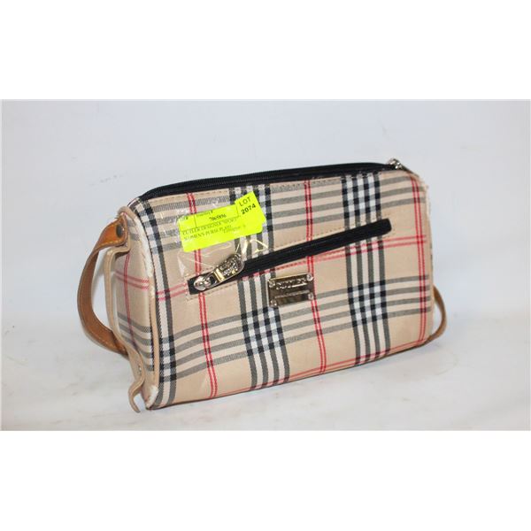 CUTLER DESIGNER "SPORT" WOMEN'S PURSE PLAID
