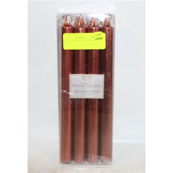 NUVO DESIGN DINNER CANDLES- NEW