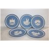 Image 1 : VINTAGE WEDGWOOD JASPERWARE COLLECTOR PLATES (5)