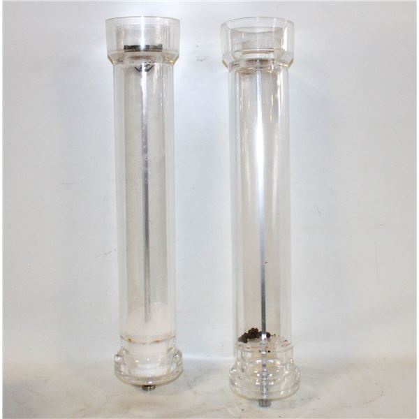 ACRYLIC 16" SALT & PEPPER GRINDERS