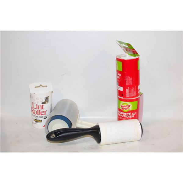 LINT ROLLERS & REFILL ROLLS- BOX LOT